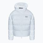 Női EA7 Emporio Armani Train Shiny ECO Extra bélelt bomberdzseki fehér
