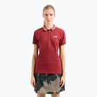 Női EA7 Emporio Armani Golf Pro Polo póló Damier syrah póló