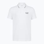 Férfi EA7 Emporio Armani Core Identity Piqué póló póló fehér