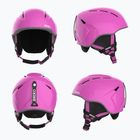 Gyerek sísisak Briko Makalu Jr shiny pink/white