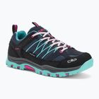 CMP gyermek túrabakancs Rigel Low Wp b.blue/acqua