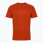 Férfi EA7 Emporio Armani Visibility Cotton Crew póló rooibos tea póló
