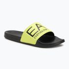 EA7 Emporio Armani vízi sportok láthatósági sárga flueo / fekete flip-flopok