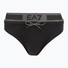 Férfi EA7 Emporio Armani Logo Tape Brief úszónadrág fekete