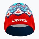 Női futósapka Crazy Spire norvég piros gyapjú