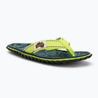 Gumbies Islander lime hibiszkuszos flip flopok