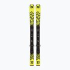 Gyermek lesiklás Völkl Racetiger Jr sárga + kötés 4.5 VMotion Jr 100-120 cm sárga