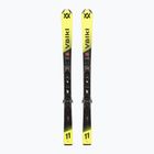 Gyermek lesikló sílécek + kötések Völkl Racetiger Jr Yellow+7.0 VMotion Jr 130-160 cm