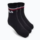Zokni Fila Unisex Quarter 3 Pack black