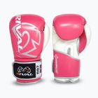 Rival RB7 Fitness Plus Bag rózsaszín/fehér bokszkesztyű