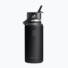 Termosz Hydro Flask Wide Flex Straw 946 ml black