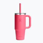 Bögre Hydro Flask Travel Tumbler Clear Lid 710 ml popstar pink