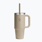 Bögre Hydro Flask Travel Tumbler Clear Lid 710 ml oat