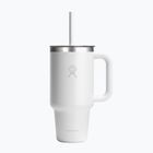 Termoszbögre Hydro Flask Travel Tumbler Clear Lid white