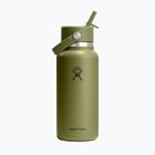 Termosz palack Hydro Flask Wide Flex Straw 946 ml palmer green