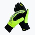 Kerékpáros kesztyű 100% Hydromatic vízálló sárga STO-10011-004-10