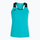 Női Joma Record II Tank Top türkiz/fekete futópóló