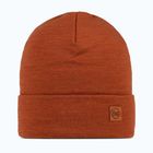 Téli sapka BUFF Heavyweight Merino Wool egyszínű fahéj