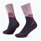 BUFF Merino Lightweight Crew LWC1 rózsaszín zokni