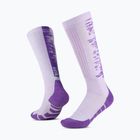 Zokni BUFF Merino Heavyweight Over The Calf lilac ice
