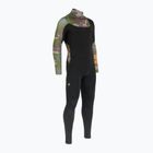 Férfi Hurley Plus nyomtatott 3/2 mm-es Fullsuit közepes barna úszószivacs