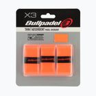 Padelütő markolatborítások Bullpadel GB-1705 Senso Absorbent 3 pcs. fluor orange