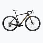 Gravel bike Orbea Terra M31e Team 1X 2025 cosmic carbon view/metallic olive zöld