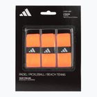 Overgrip-ek padelütőkhöz adidas Padel Overgrip Set 3 pcs. orange