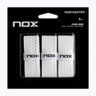 Padelütő markolatszalag NOX Pro Perforated Overgrip 3 pcs. white
