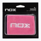 Csuklópántok NOX Wristband with Logo 2 szt. pink/white