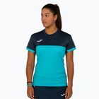 Joma Montreal SS fluor türkiz/tengerészkék póló