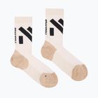 NNormal Race bézs színű futó kompressziós zokni