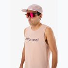 Férfi NNormal Race Tank poros rózsaszín futópóló