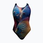 Női egyrészes fürdőruha RAS Colorfish Race Back multicolour