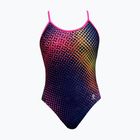 Női egyrészes fürdőruha RAS Dots Active Back multicolour