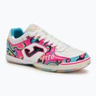 Férfi futballcipő Joma Top Flex IN white/coral