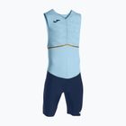 Férfi triatlonruha Joma Record III Bodysuit égszínkék-sárga