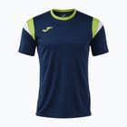 Férfi teniszpóló Joma Terra dark navy/lime