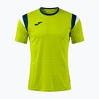 Férfi teniszpóló Joma Terra lime/dark navy