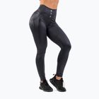 Női leggings NEBBIA Glossy Look Bubble Butt volcanic black