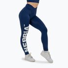 Női edző leggings NEBBIA Glute Check High Waisted sötétkék