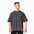 Férfi sportpóló NEBBIA Washed-Off Heavyweight No Shortcuts black
