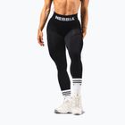 Női edzőleggingsek NEBBIA Flow Seamless Hight Waist Push Up black