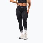 Női edzőleggingsek NEBBIA Flow Seamless Push Up Black