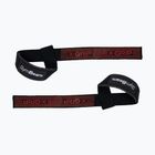 Súlyemelő hevederek GymBeam X-Grip black/red