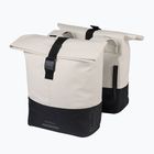 Kerékpártáska Basil Cove Double Pannier Bag 32 l off white/black