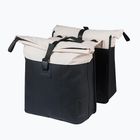 Kerékpártáska Basil Vive Double Pannier Bag MIK 35 l off white/black