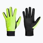 Kesztyű rowerowe Rogelli Laval LW Windproof fluor