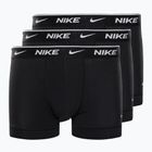 Férfi boxeralsó Nike Everyday Cotton Stretch Trunk 3Pk UB1 fekete