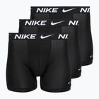 Férfi boxer nadrág Nike Boxer Brief Long Black / Black